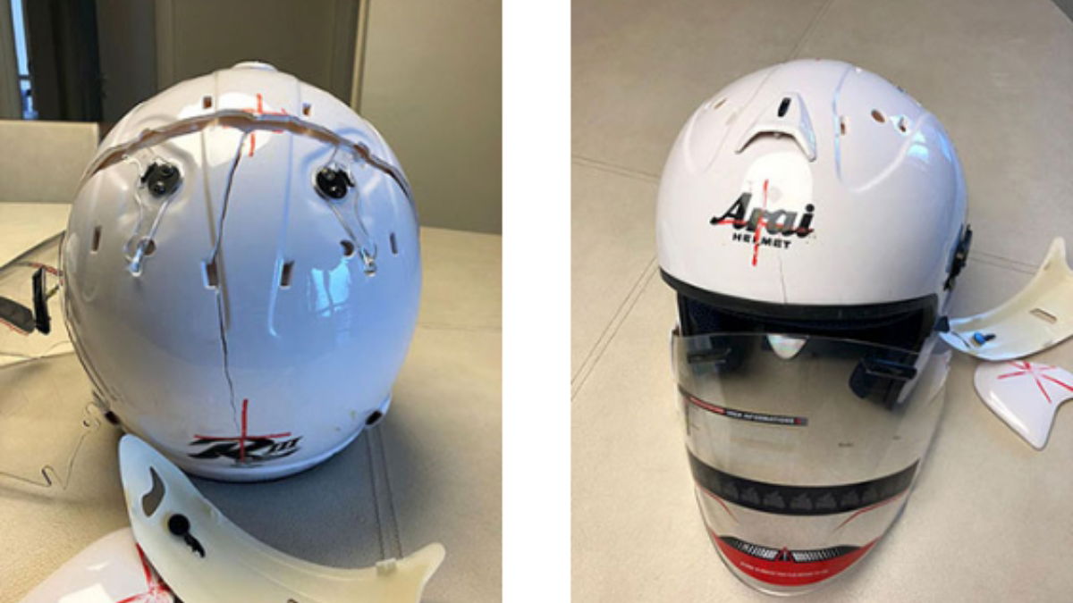 Fake Arai Motorcycle helmet 02.jpg